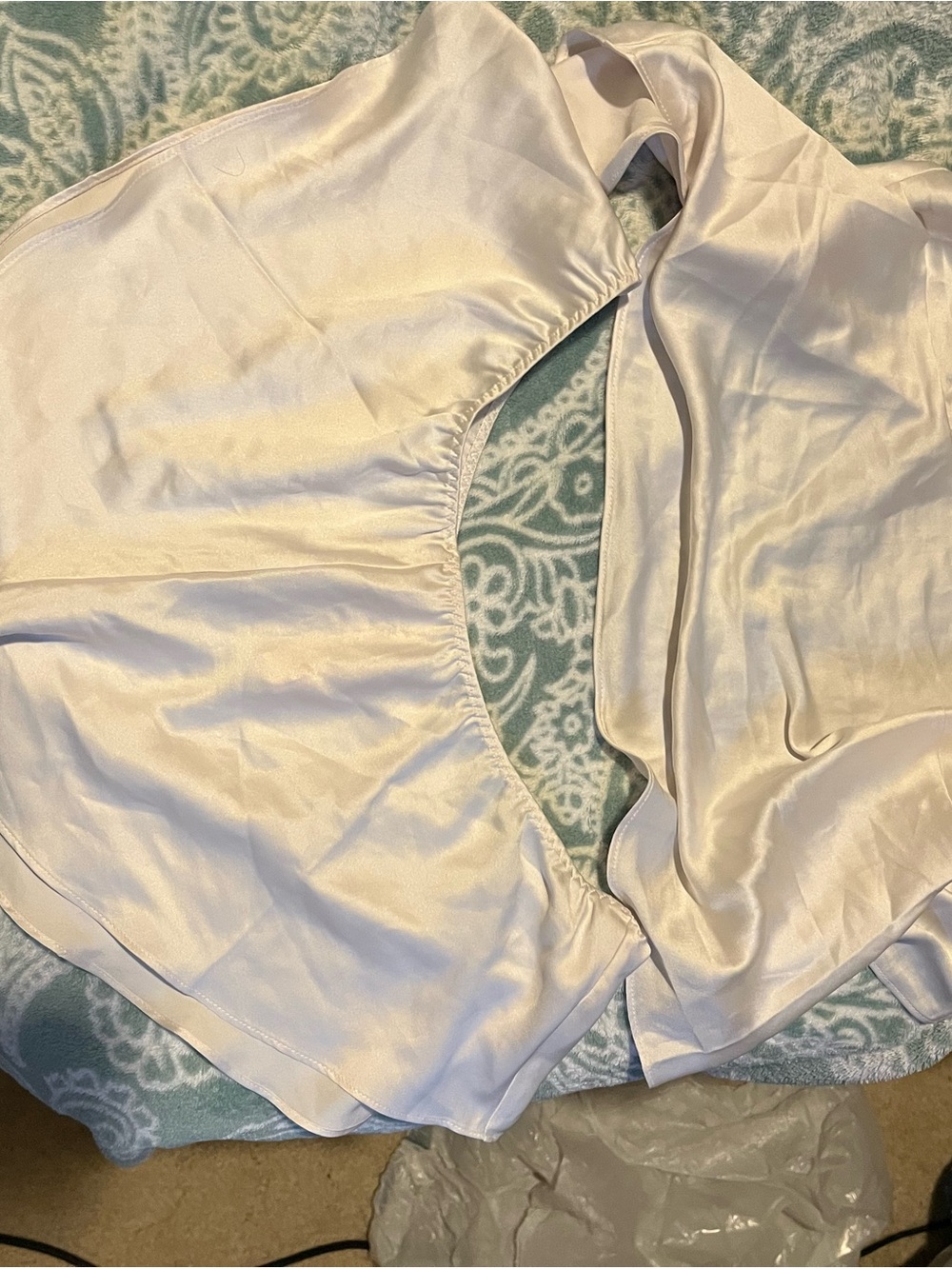 Victoria's Secret Ivory Satin Chemise
